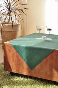 Polášek Holešov Ubrus teflon UNI zelená 7345 100% polyester Zelená 75x75