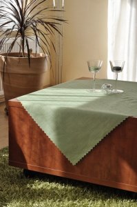 Polášek Holešov Ubrus teflon UNI sv.zelená 2031 100% polyester Zelená 120x160