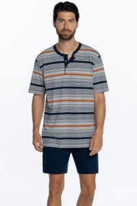 Soft Cotton GUASCH Pánské pyžamo CALEB XXL Tmavě modrá GUASCH Pánské pyžamo CALEB XXL Tmavě modrá - 8431204666990