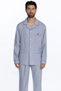 Soft Cotton GUASCH Pánské pyžamo RAUL M Modrá GUASCH Pánské pyžamo RAUL M Modrá - 8431204667041