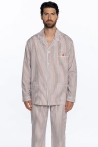 Soft Cotton GUASCH Pánské pyžamo EDGAR XL Terakota GUASCH Pánské pyžamo EDGAR XL Terakota - 8431204667027