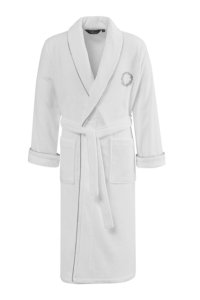 Soft Cotton Soft Cotton Pánský župan SEHZADE z nejlepší 100% česané bavny s antibakteriální ochranou L Bílá / stříbrná výšivka Soft Cotton Pánský župan SEHZADE L Bílá / stříbrná výšivka - 8698642002173