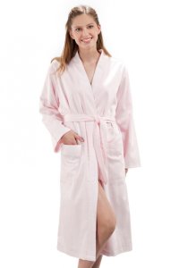 Soft Cotton Soft Cotton Dámský župan DOUBLE FACE S Lososová - 8698642061996