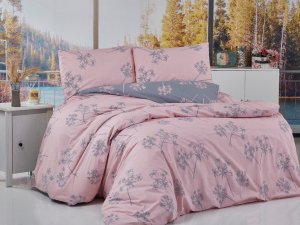 Prodloužené povlečení bavlna 140x220, 70x90 cm Liana pink