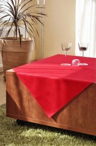 Polášek Holešov Ubrus teflon UNI červená 7344 Červená 100% polyester 30x30
