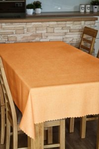 Polášek Holešov Ubrus oxford uni 204-104 100% polyester Oranžová 30x30
