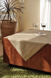 Polášek Holešov Ubrus teflon UNI béžová 7308 100% polyester Béžová 75x75