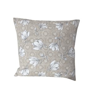 Polášek Holešov Povlak Loneta č. 16 40x40 Béžová květiny 70% bavlna + 30% polyester