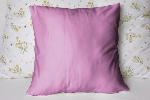 Polášek Holešov Povlak satén Dusty rose 40x40 100% bavlna Starorůžová