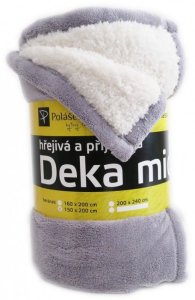 Polášek Holešov Deka beránek šedá č. 31 Šedá 100% polyester 150x200